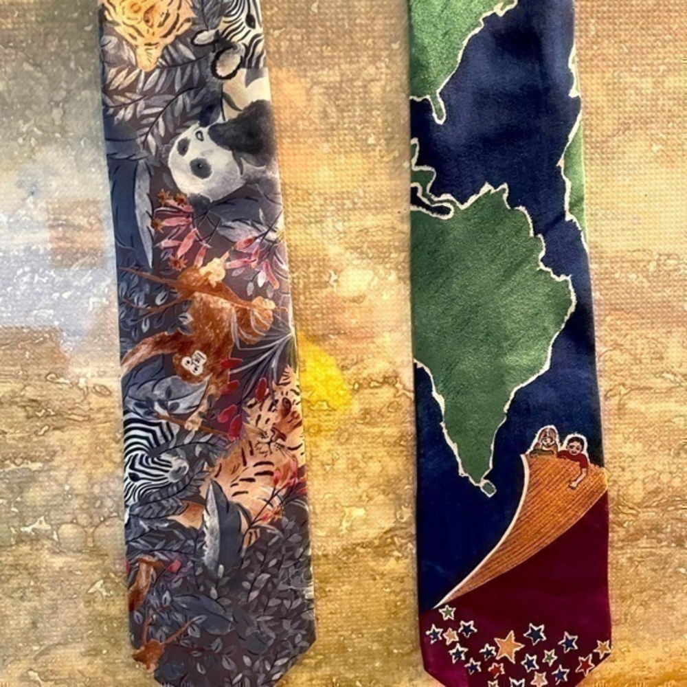 Silk tie bundle